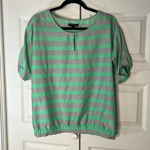 Banana Republic Factory Striped Top Medium - Picture 1 of 6